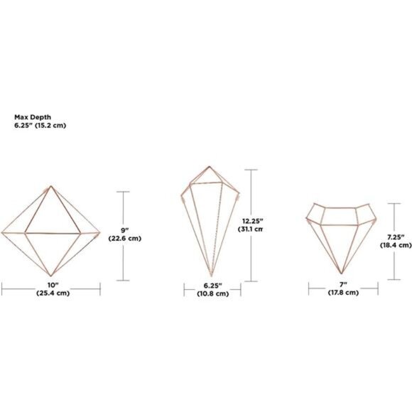 Geometric Sculptures, Decorate Your Wall with Modern Metallic Wire - Picture 10 of 14